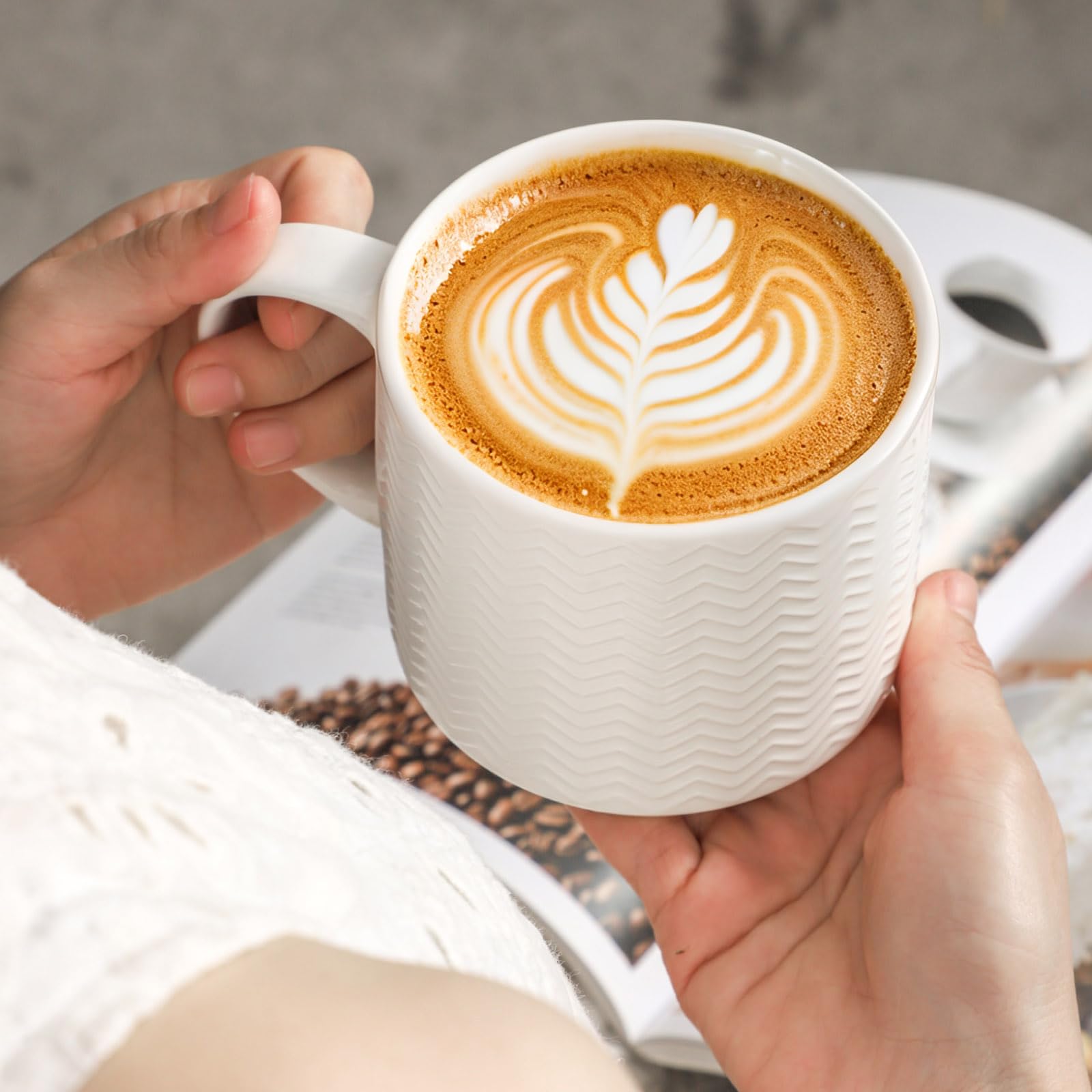 HASENSE porcelain mugs are microwave and dishwasher safe for easy daily use