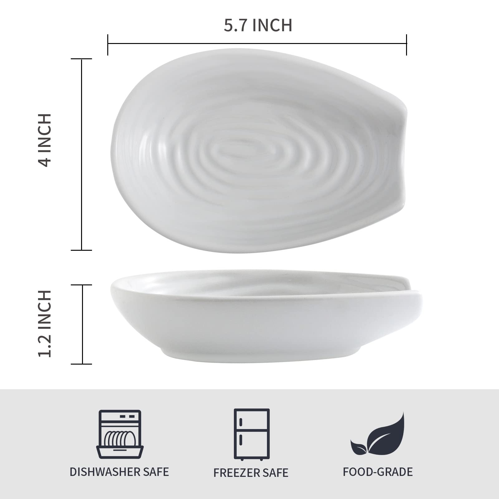 Hasense minimalist spoon rest complements kitchen decor and daily use.
