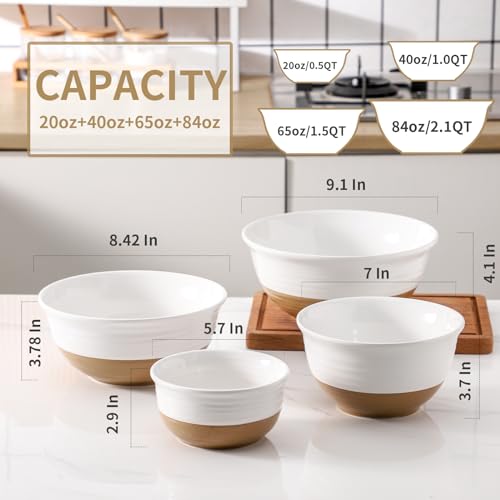 HASENSE 1.5qt bowl ideal for pasta prep