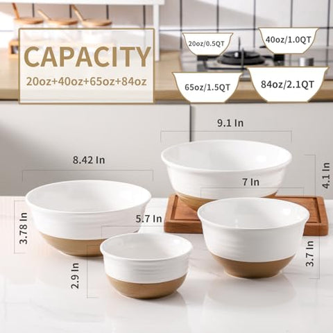 HASENSE 1.5qt bowl ideal for pasta prep