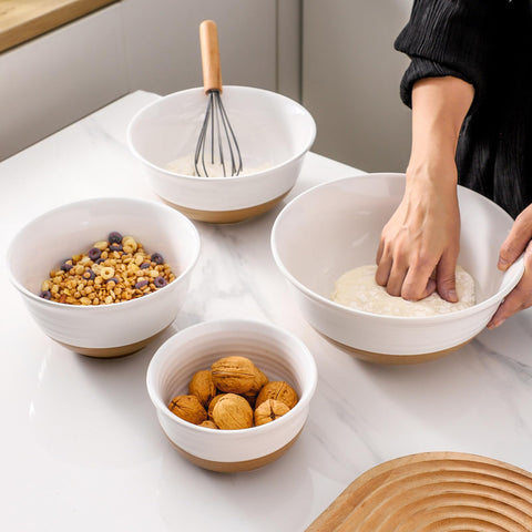 HASENSE bowls stacked neatly in a nesting configuration