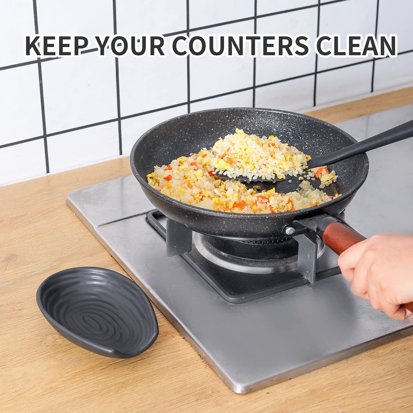 Ideal Hasense spoon rest for a thoughtful housewarming gift.
