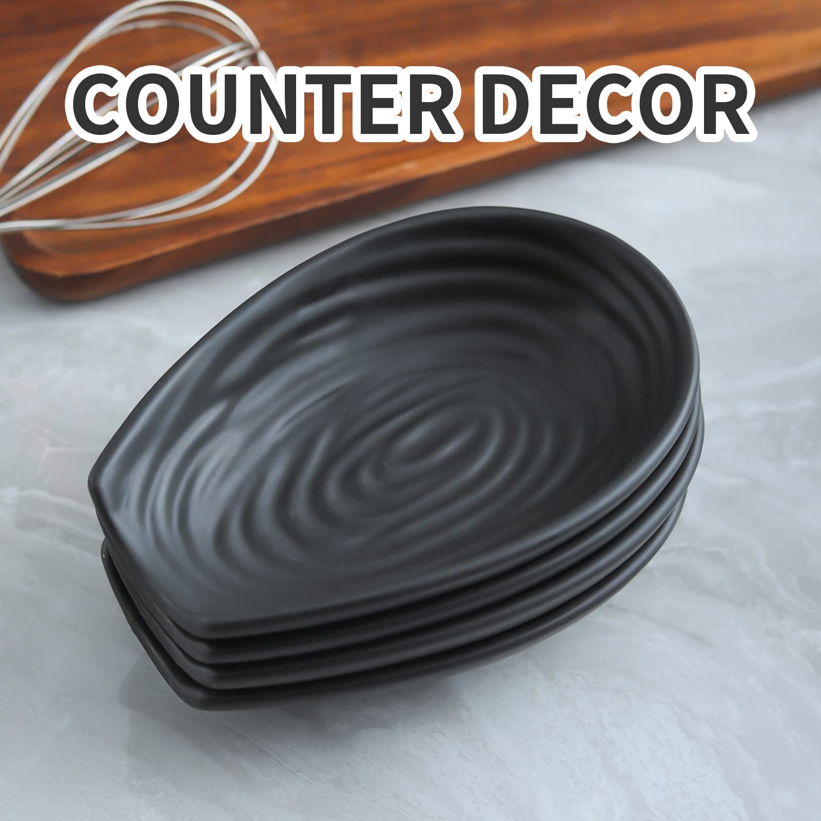 Hasense spoon rest doubles as stylish kitchen decor on the counter.