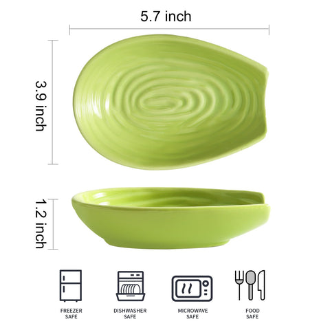Hasense spoon rest features a stable bottom to prevent utensil sliding during cooking.