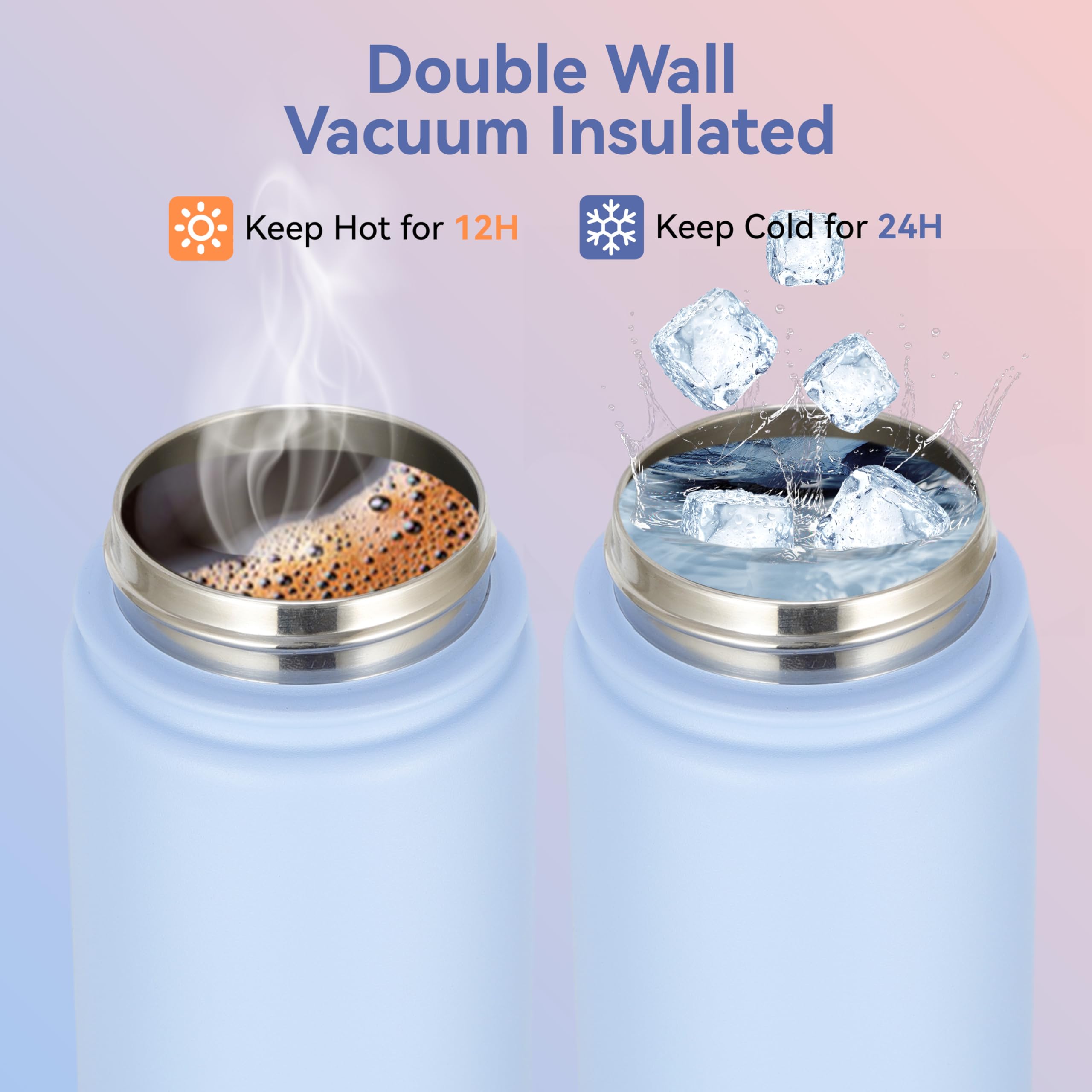 HASLE OUTFITTERS 16 oz double-wall stainless steel design keeps beverages steady.