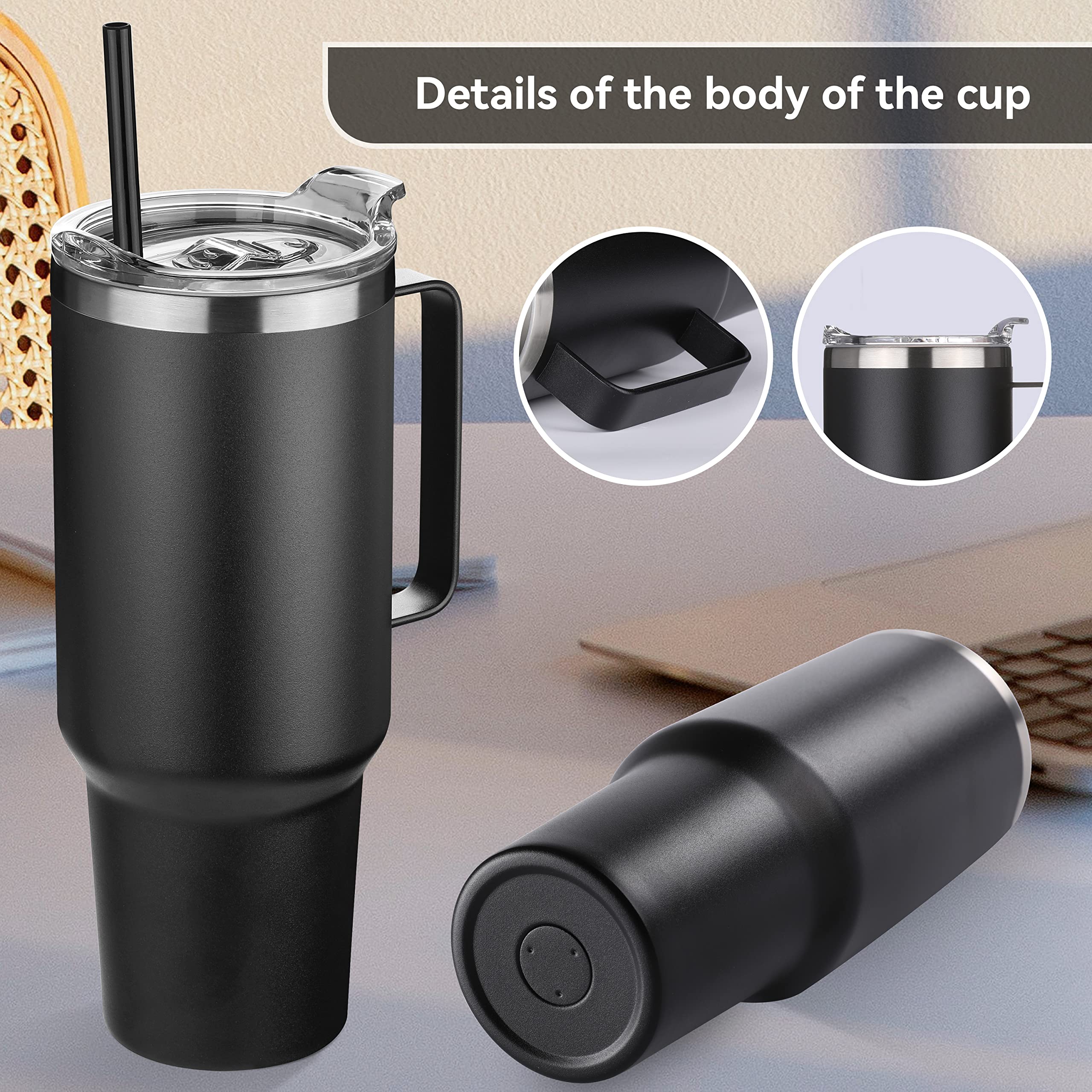 HASLE OUTFITTERS cupholder-friendly tumbler fits most car holders.