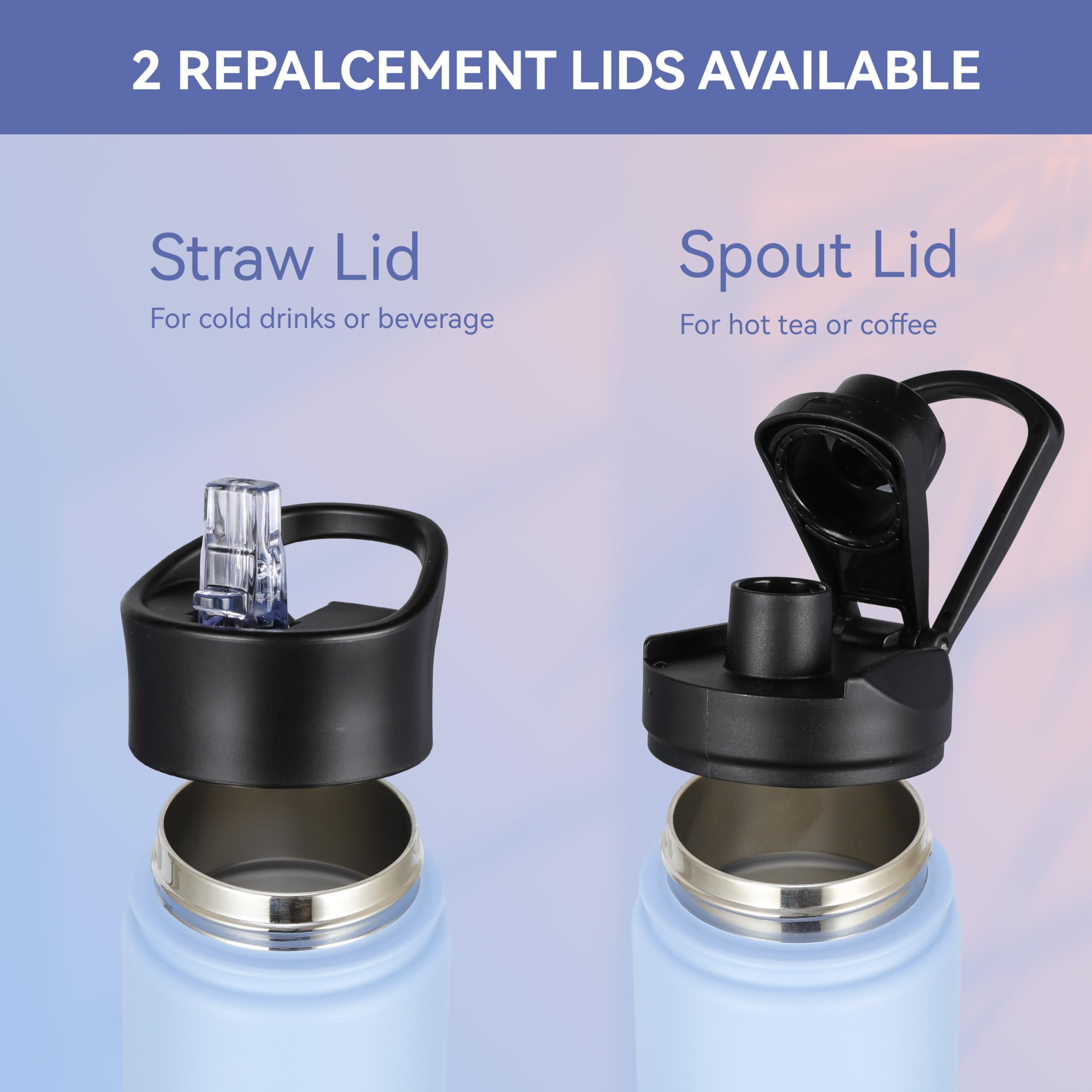 HASLE OUTFITTERS leak-proof spout lid enables easy one-handed sipping.