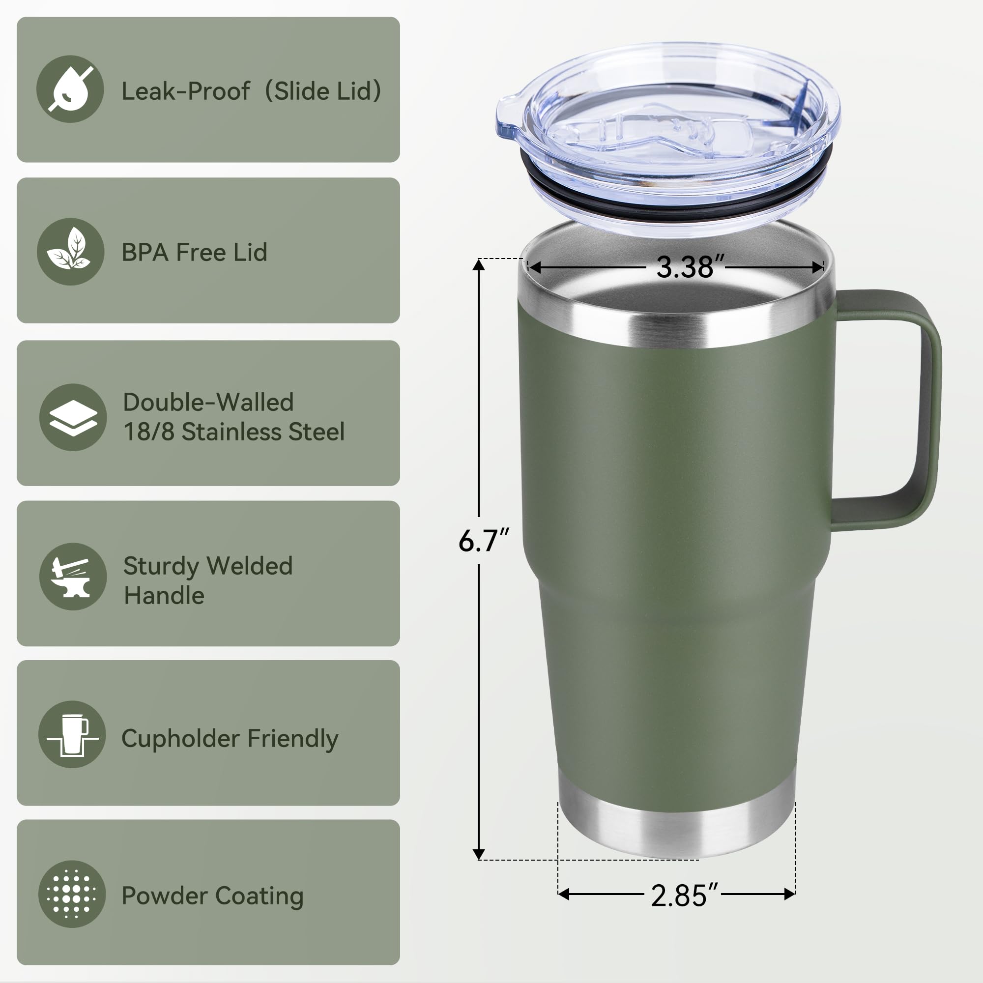 HASLE OUTFITTERS 304 stainless steel inner liner preserves pure taste