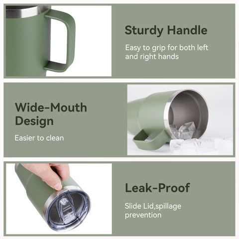 HASLE OUTFITTERS tapered design fits most car cup holders