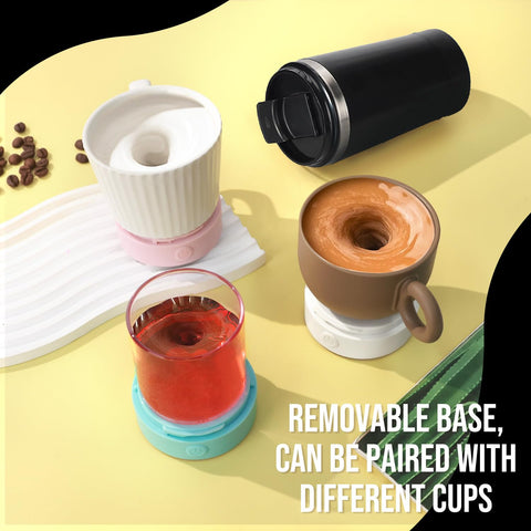 Hatisan gift-ready self-stirring mug ideal for holidays or everyday use