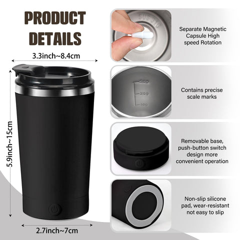 Hatisan mug features non-slip silicone base for steady stirring