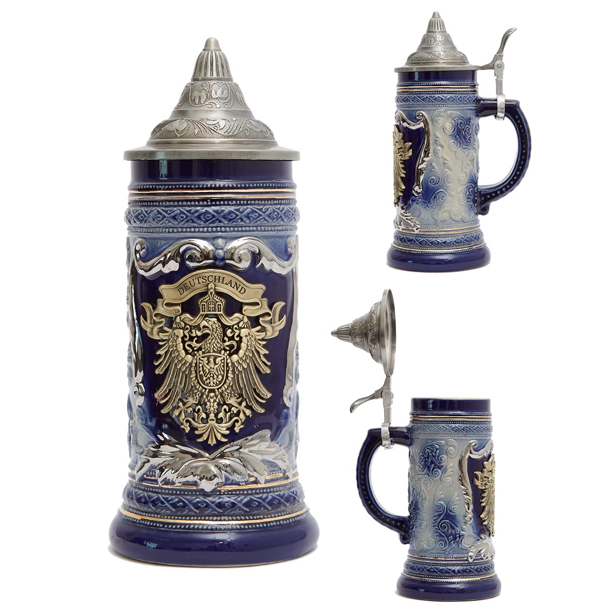 HAUCOZE glossy glaze finish keeps beverages appealing.