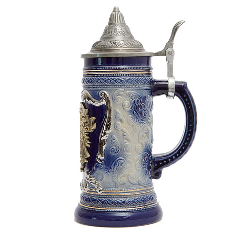 HAUCOZE versatile stein suitable for beer, coffee, or tea rituals.