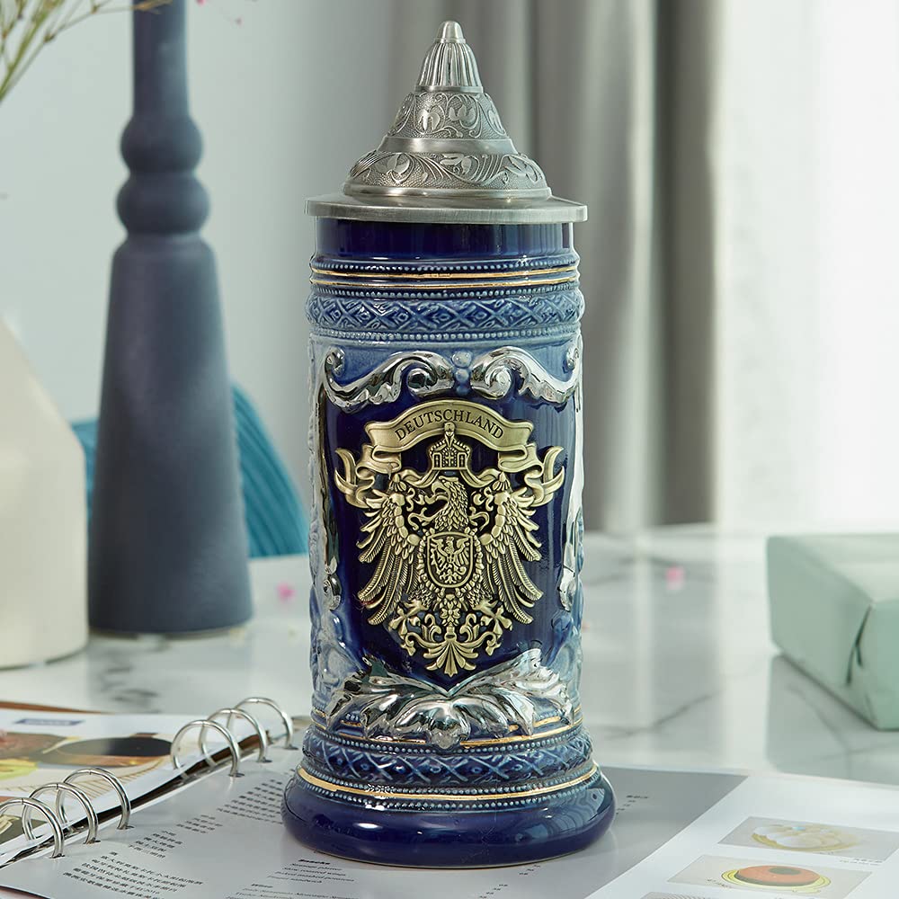 HAUCOZE 20oz capacity supports generous pours.