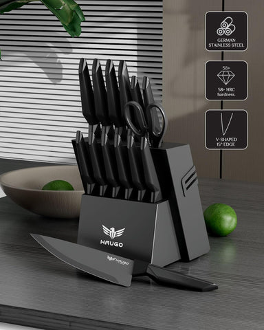Haugo Panther 7in santoku knife versatile chopping