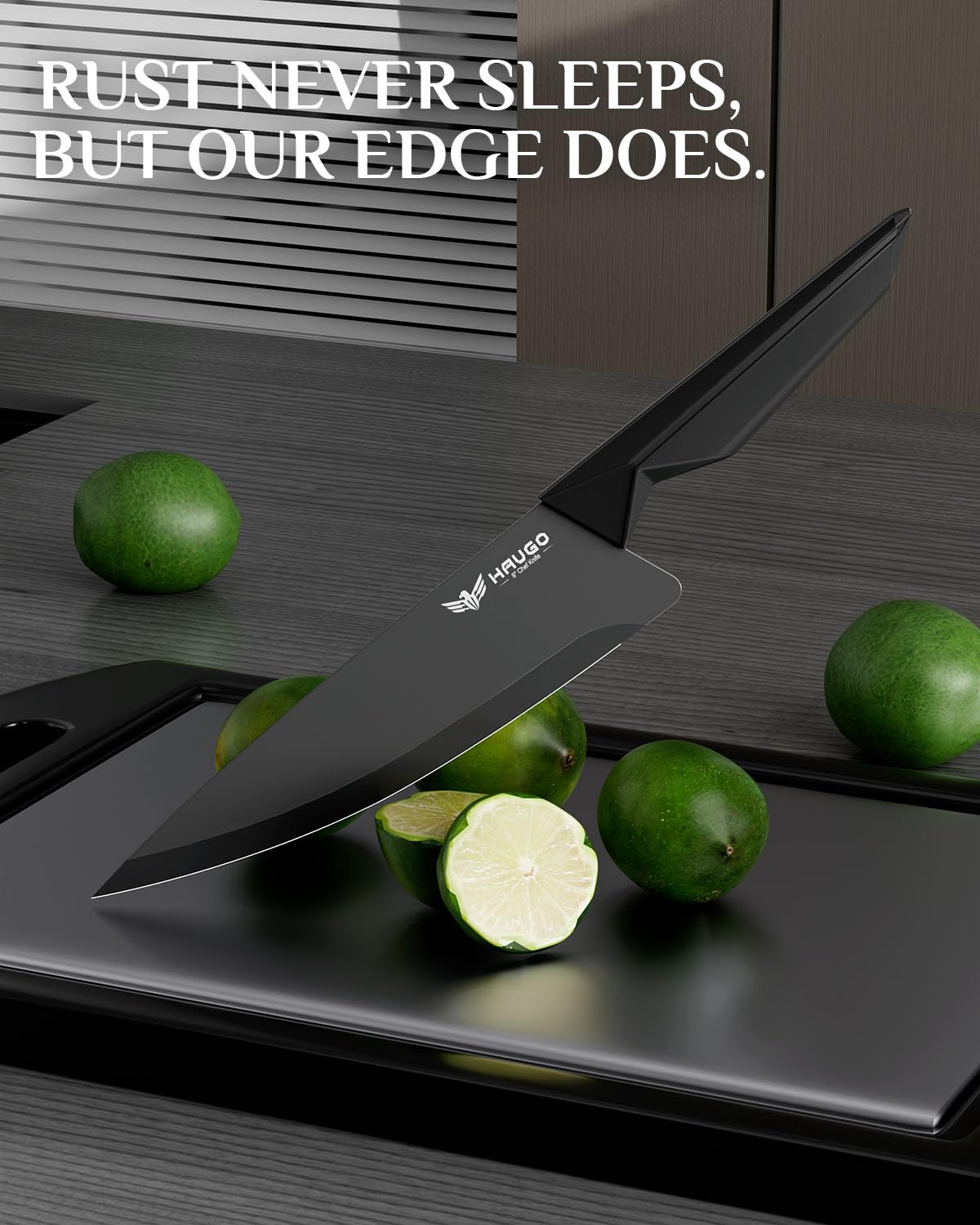 Haugo Panther 8in bread knife for clean, even slices