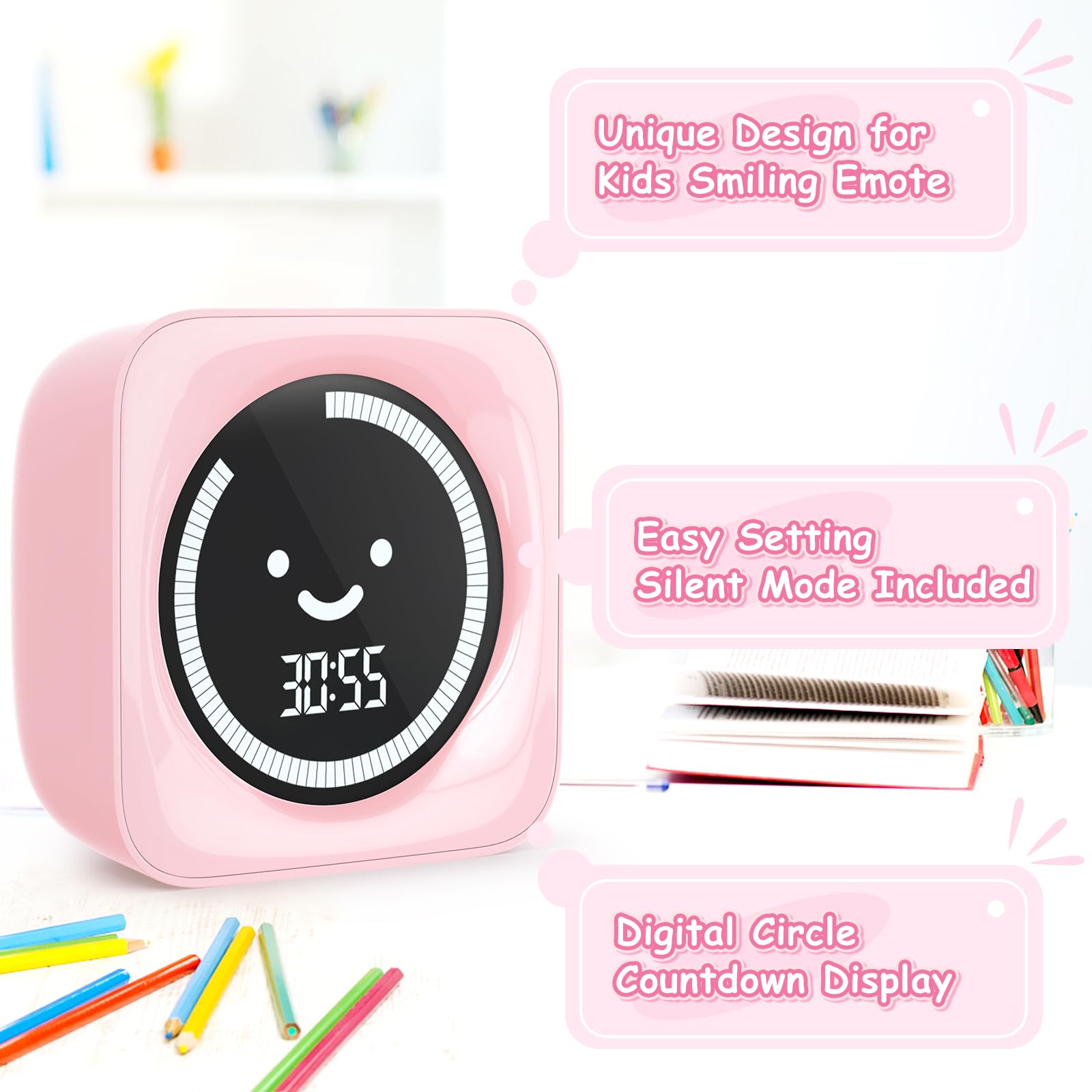 HAUKINIX 99-minute display supports classroom timing without ticking distractions