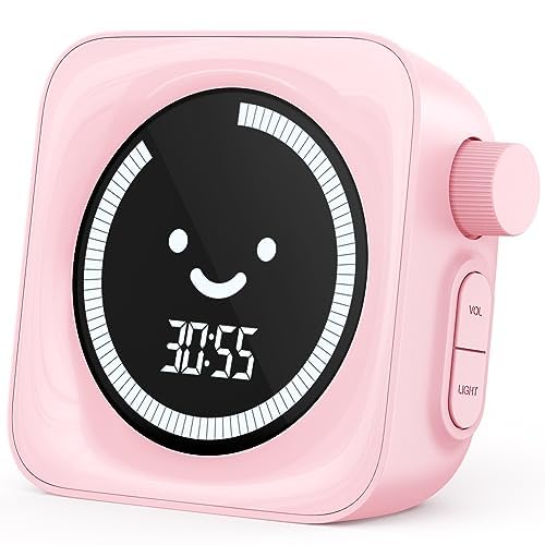HAUKINIX Visual Timer with smiling face helps kids perceive time during study