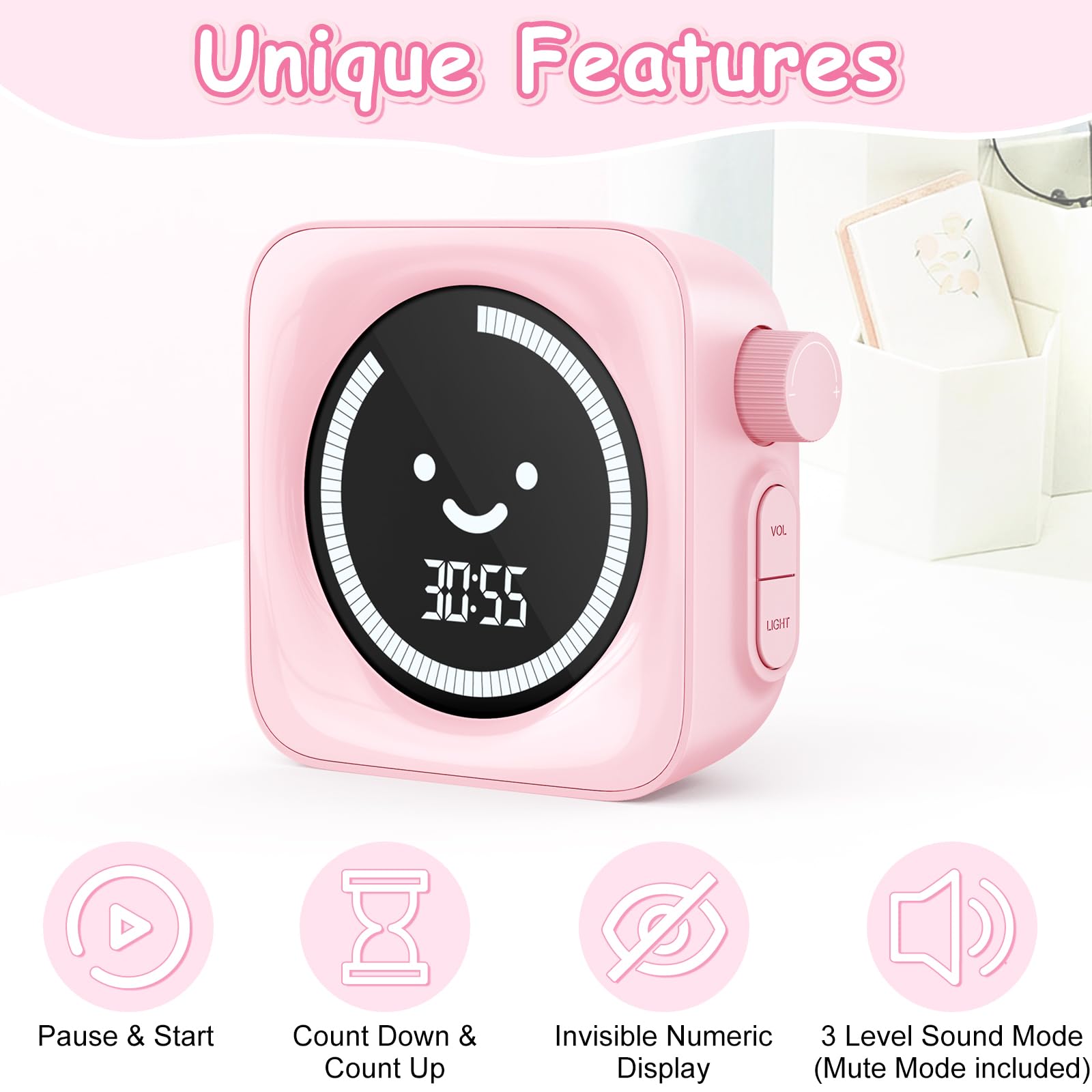 HAUKINIX timer features a knob control for quick time adjustments