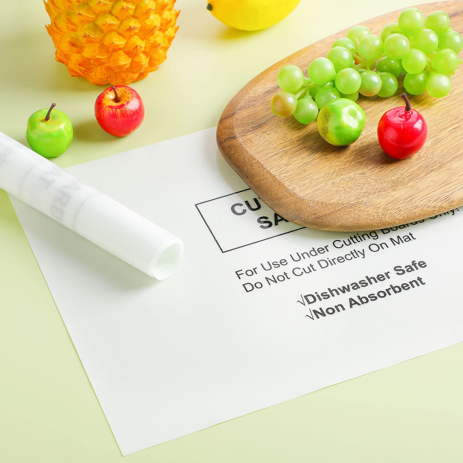 Haull non-absorbent silicone-coated mats resist liquids on surfaces.