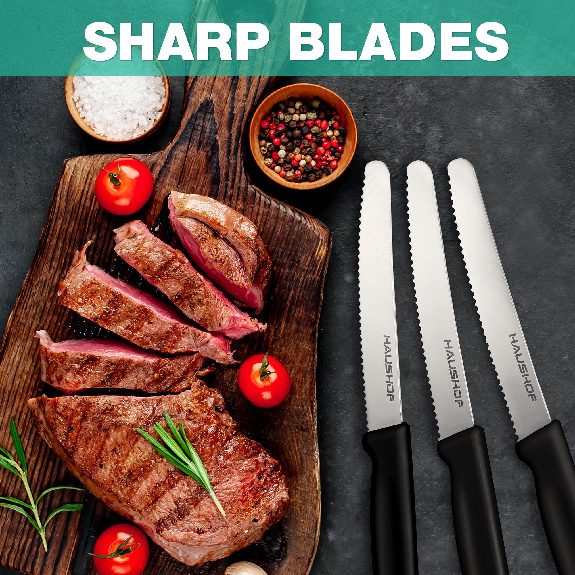 HAUSHOF ideal for daily kitchen prep and versatile cutting tasks.