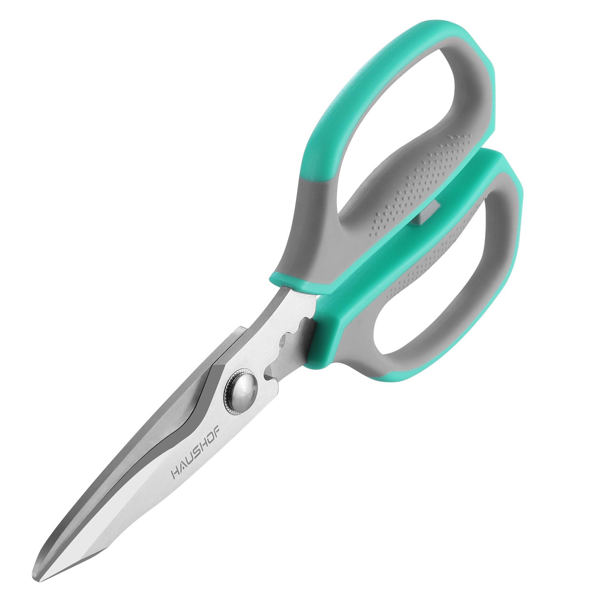 HAUSHOF kitchen scissors with sharp stainless-steel blades for precise cuts