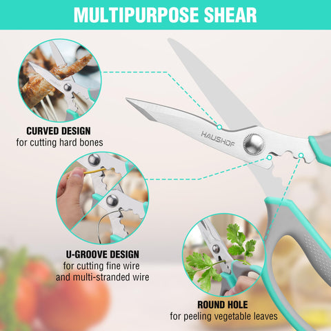 HAUSHOF U-groove design for cutting wires and fine materials
