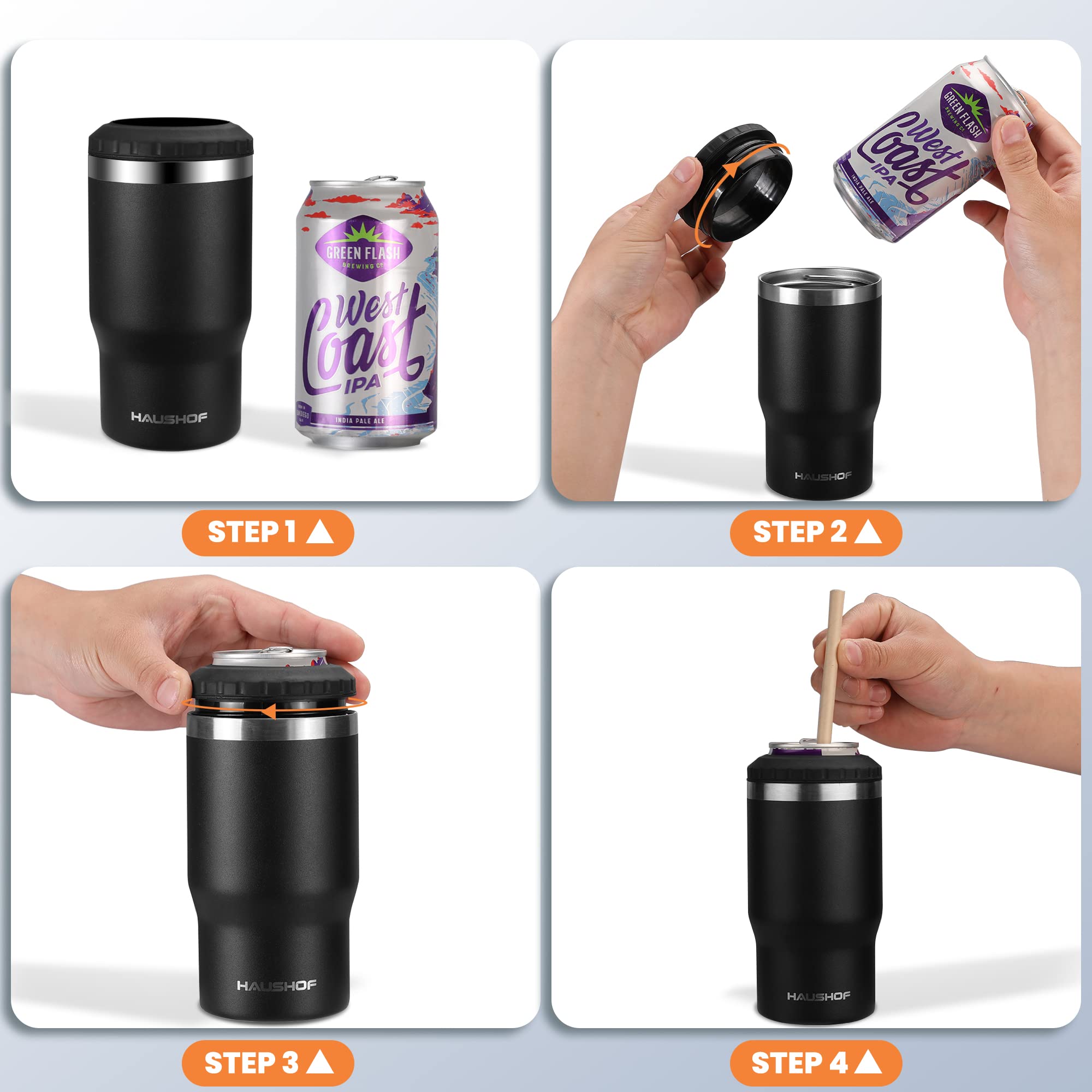 HAUSHOF Note: does not include straws with this product