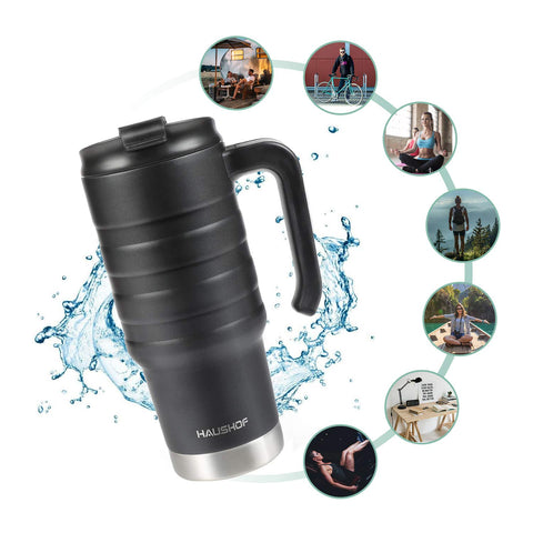 HAUSHOF BPA-free construction supports daily hydration.