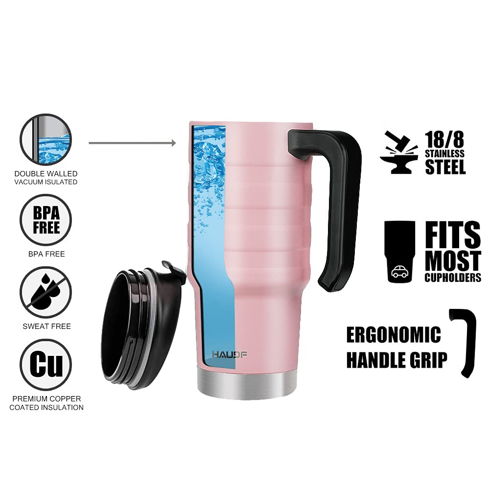 HAUSHOF wide mouth design for easy refilling and cleaning.