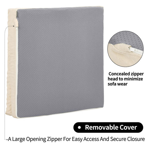 HAVARGO recliner cushion cover with zipper enables easy removal and cleaning