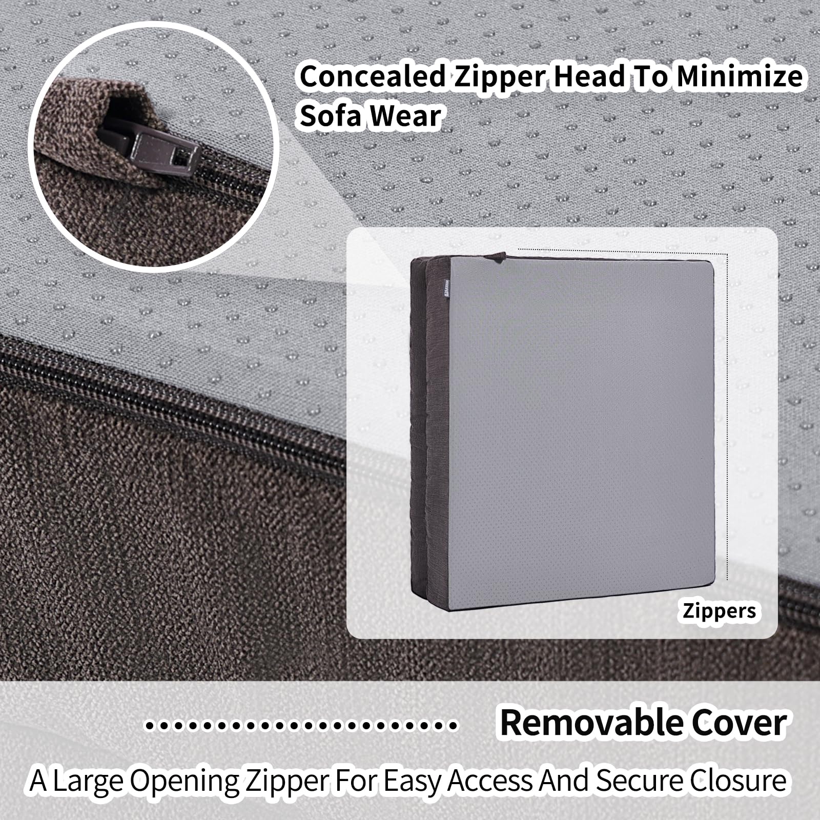 HAVARGO 20x20x5 inch dimension visual focusing on size compatibility with chairs.