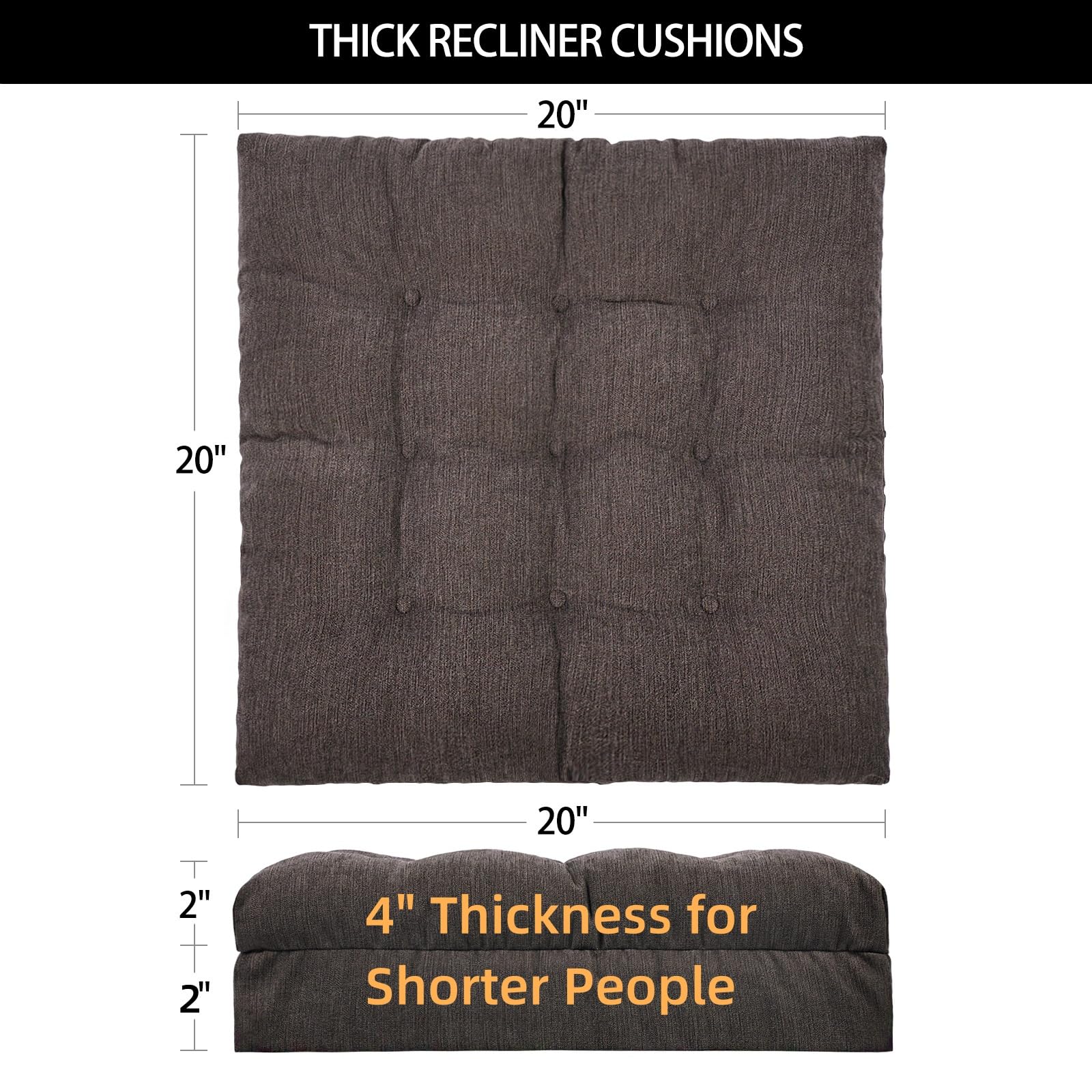 HAVARGO top layer foam shreds offer plush, long lasting comfort.