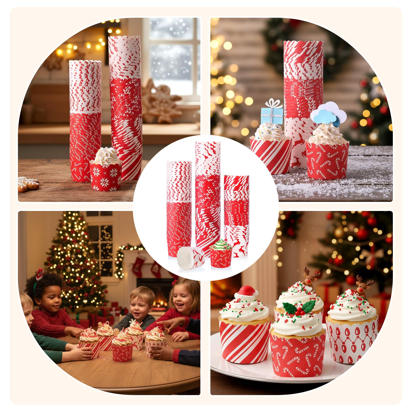 Havawish 2.2-inch height liners keep snacks neatly contained.