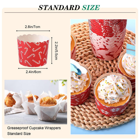 Havawish 2.4-inch bottom diameter liners ensure sturdy cups during baking.