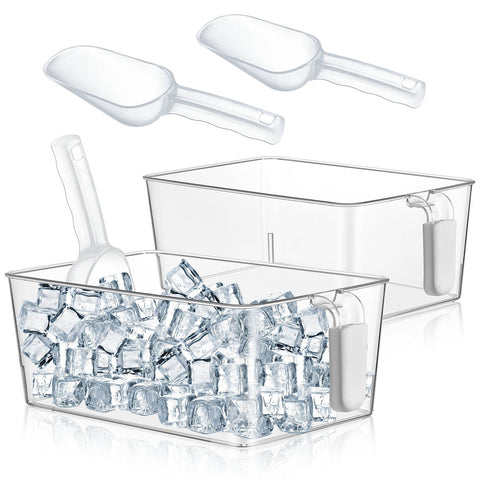Havawish ice-bin with open-top design in grey for fast access.