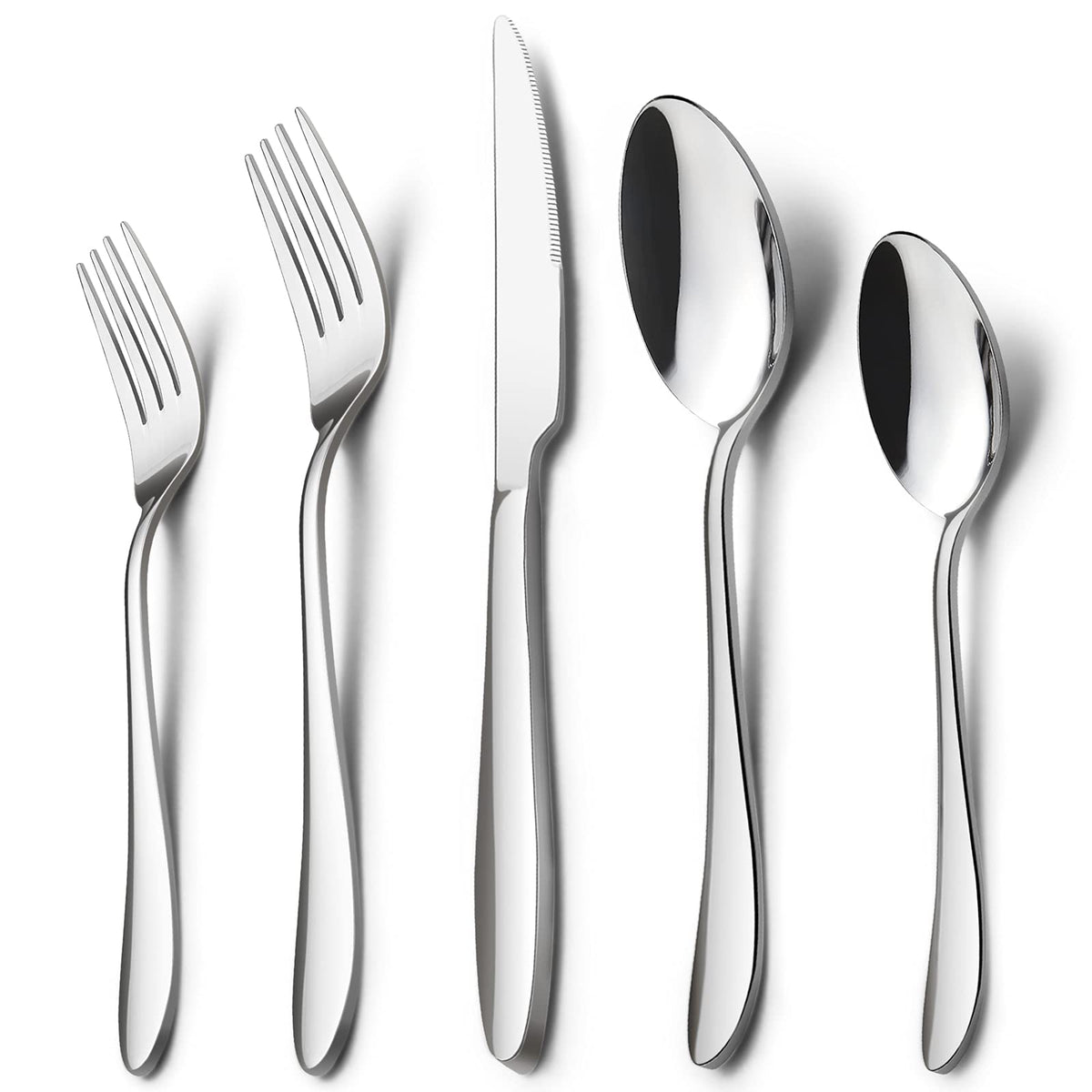 HaWare 40-piece set for eight with mirror-polished finish for elegant dining.