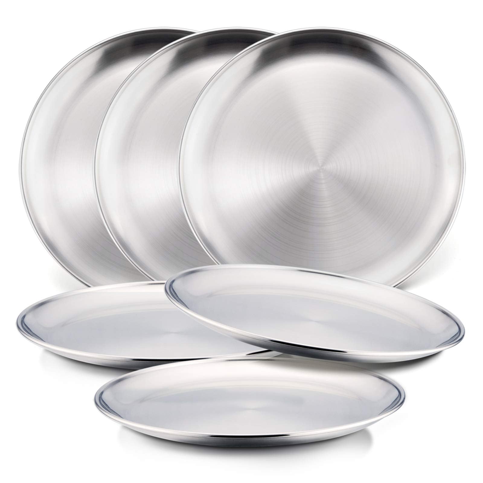 HaWare 6-piece kids plates 8-inch for daily meals, durable and kid-friendly.