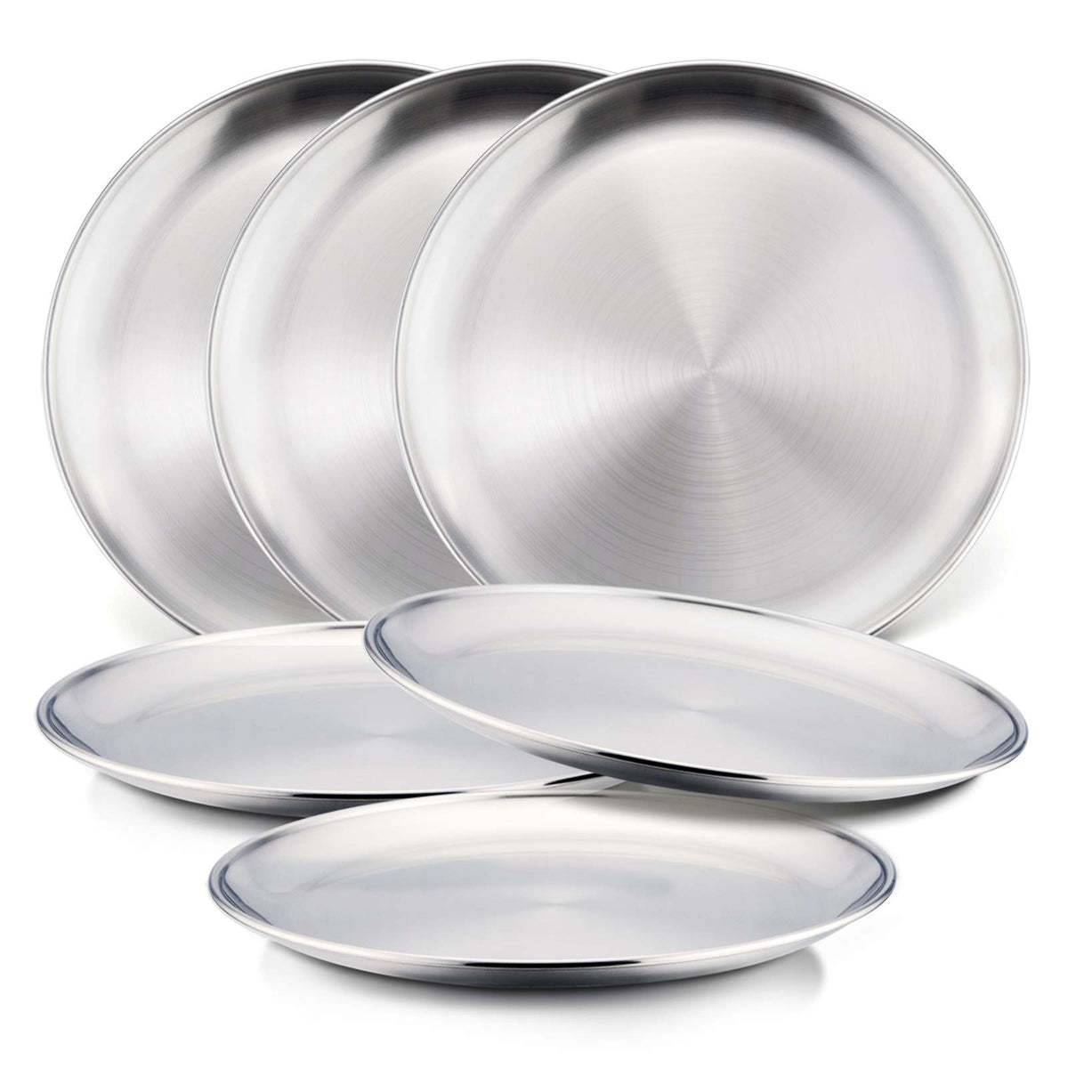 HaWare 6-piece kids plates 8-inch for daily meals, durable and kid-friendly.
