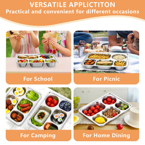 HaWare camping-dining tray ready for outdoor meals at picnics or hikes.