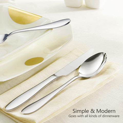 HaWare dining spoons feature sleek lines and durable construction.