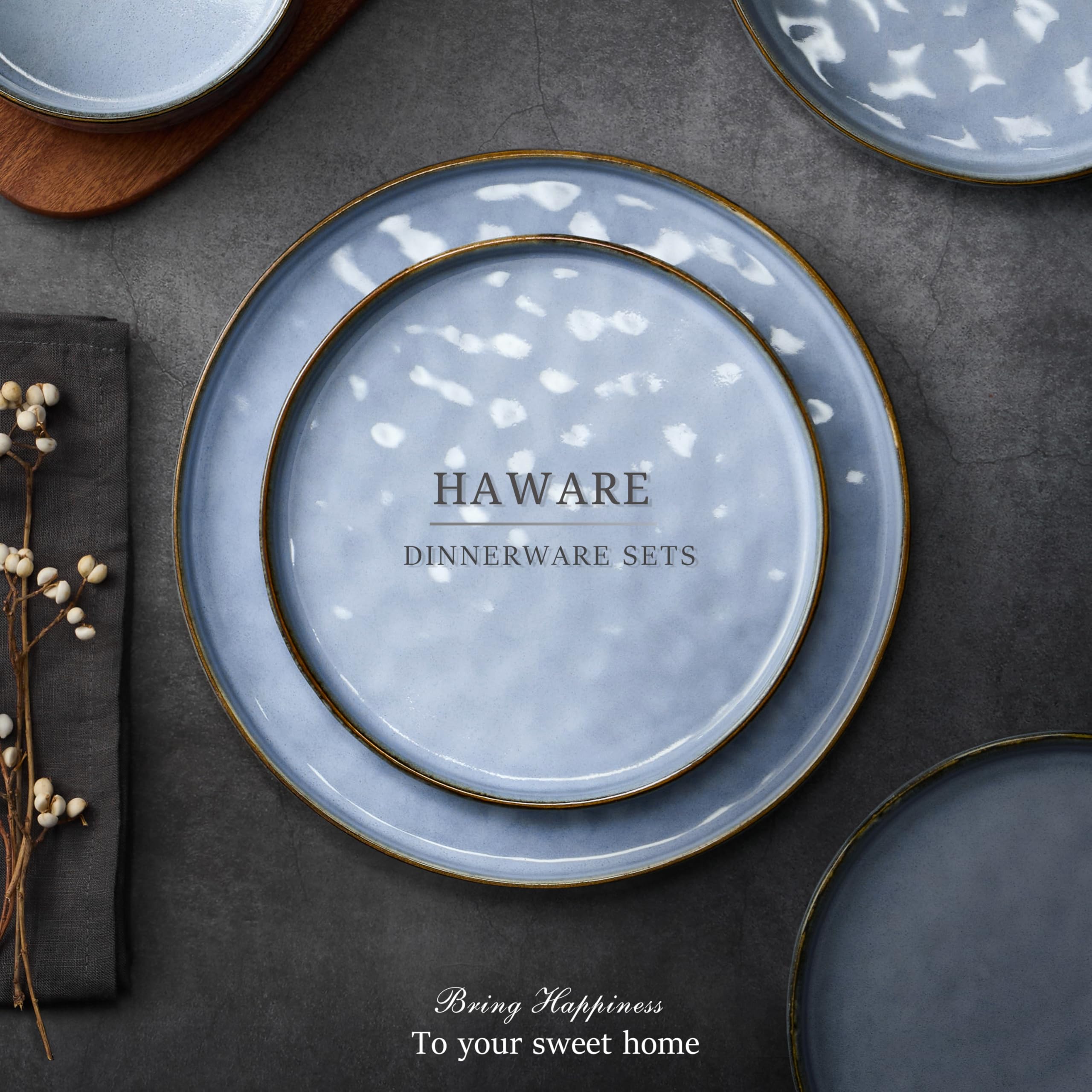 HaWare stoneware is lead-free and cadmium-free for safe food contact.