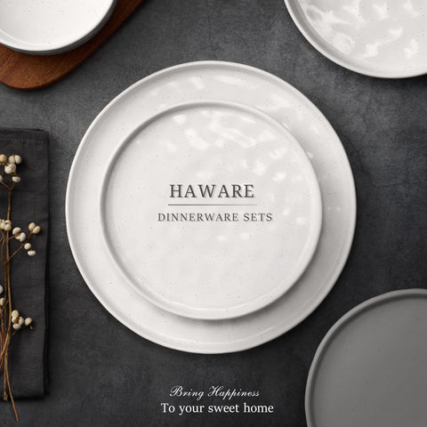 HaWare dishwasher- and microwave-safe convenience for quick cleanup and meals