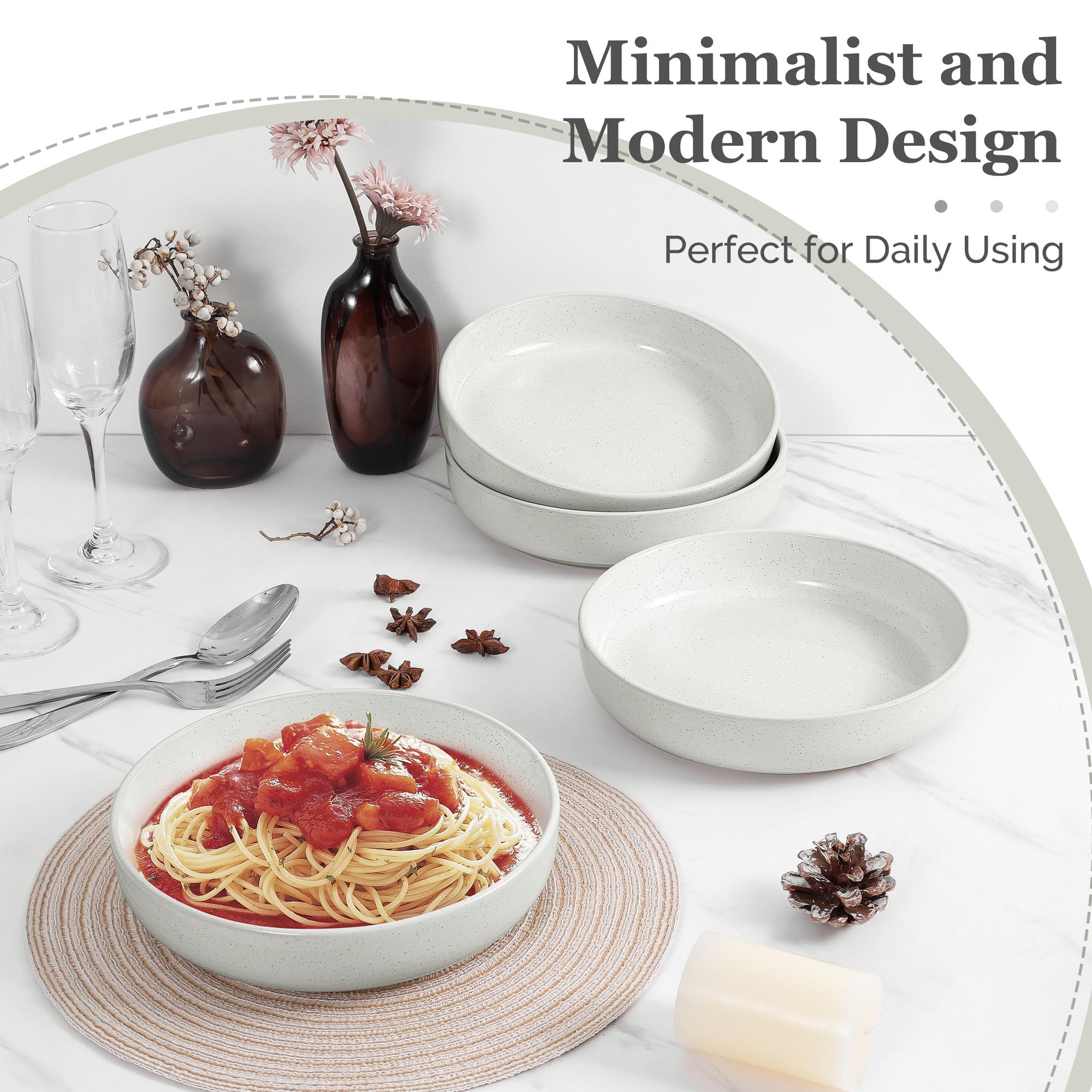 HaWare dishwasher-safe glaze makes cleanup quick.