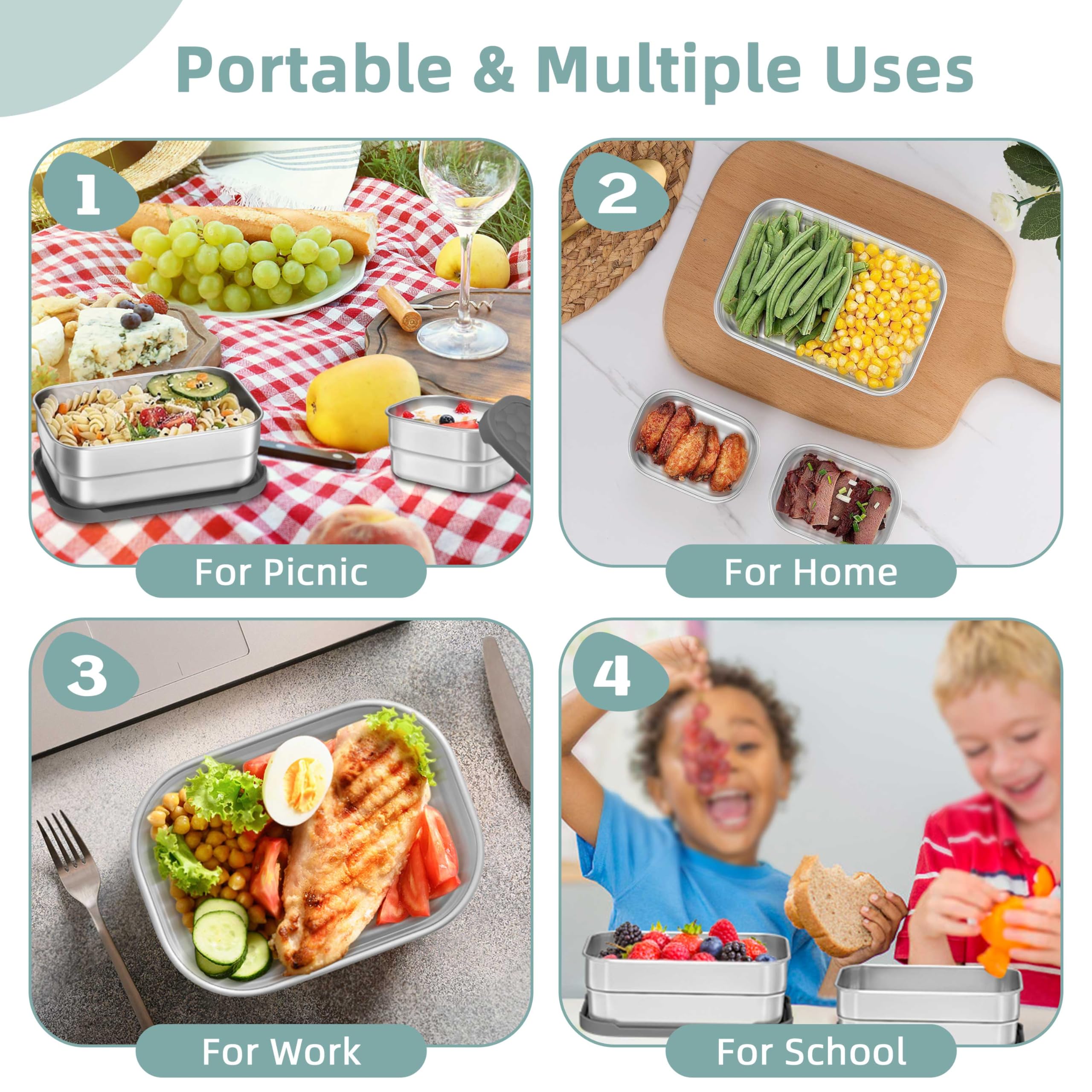 HaWare lunch box inside a school bag ready for the day