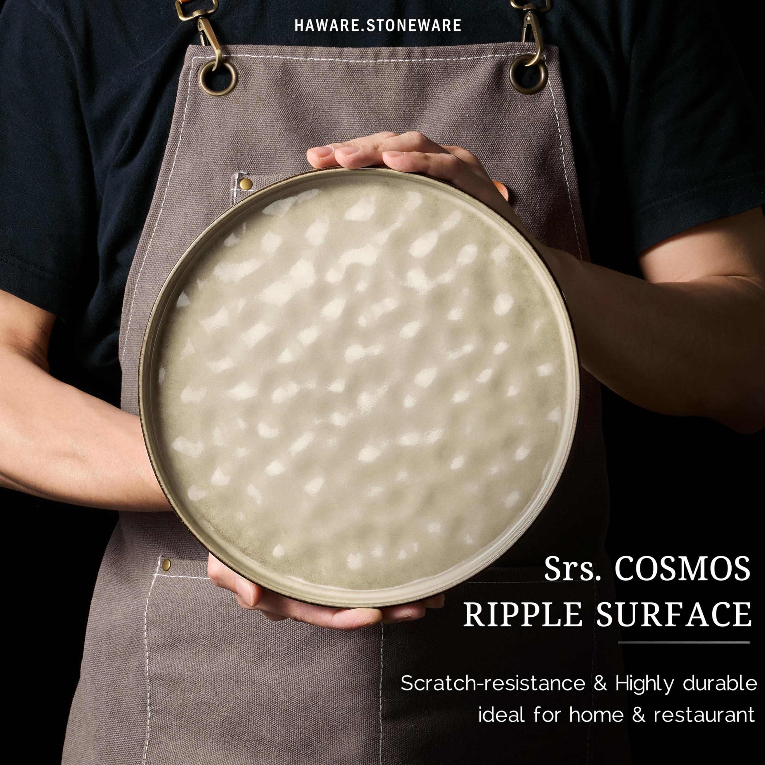 HaWare microwave and dishwasher safe dining set for easy cleanup