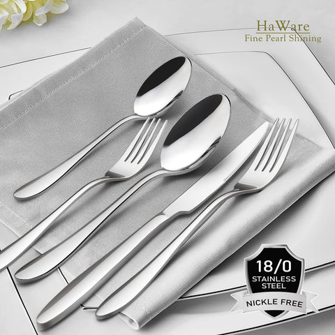 HaWare mirror-polished finish resists dulling and cleans easily.