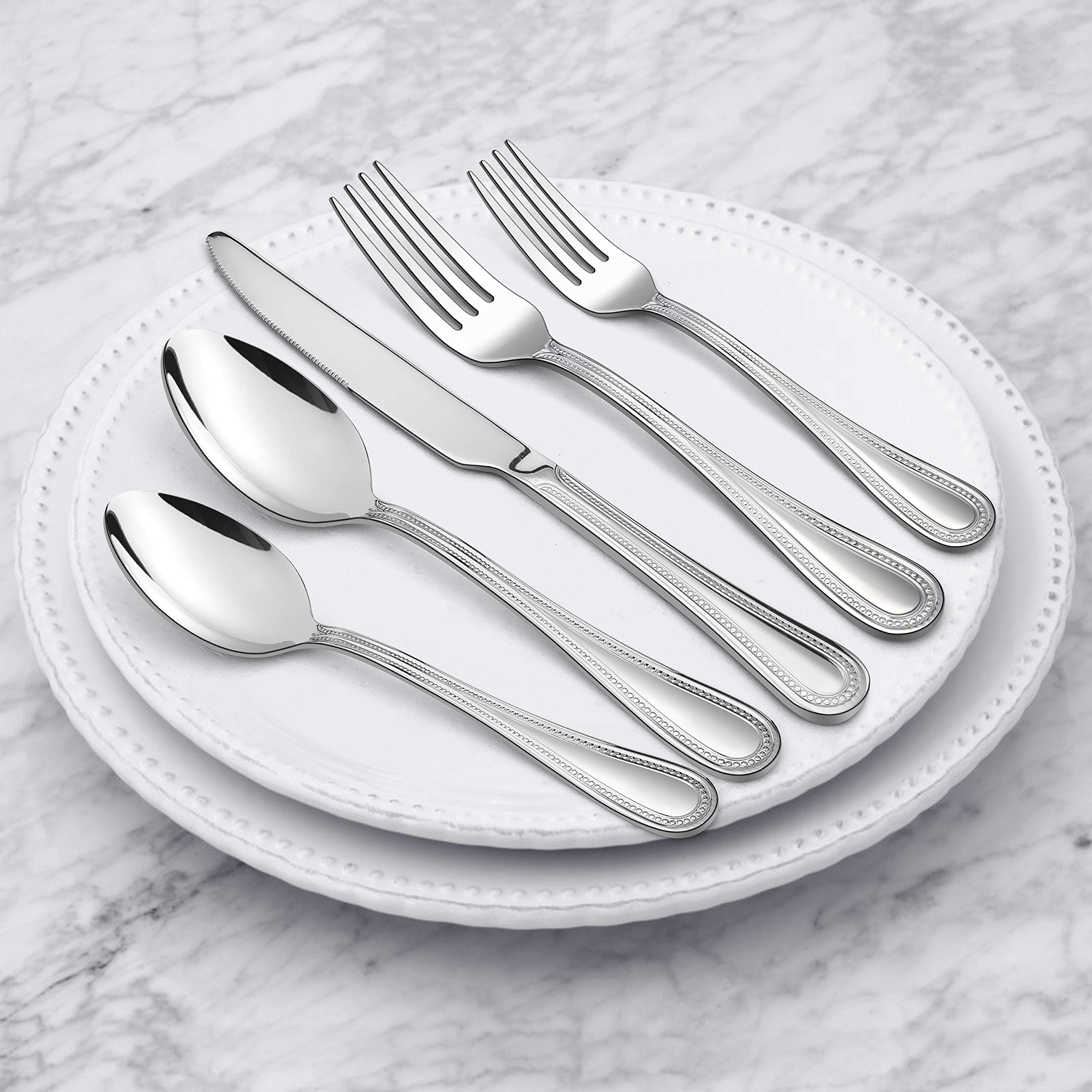 HaWare pearled-edge dinner spoons ready for everyday use