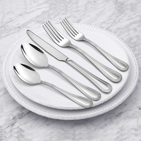 HaWare pearled-edge dinner spoons ready for everyday use