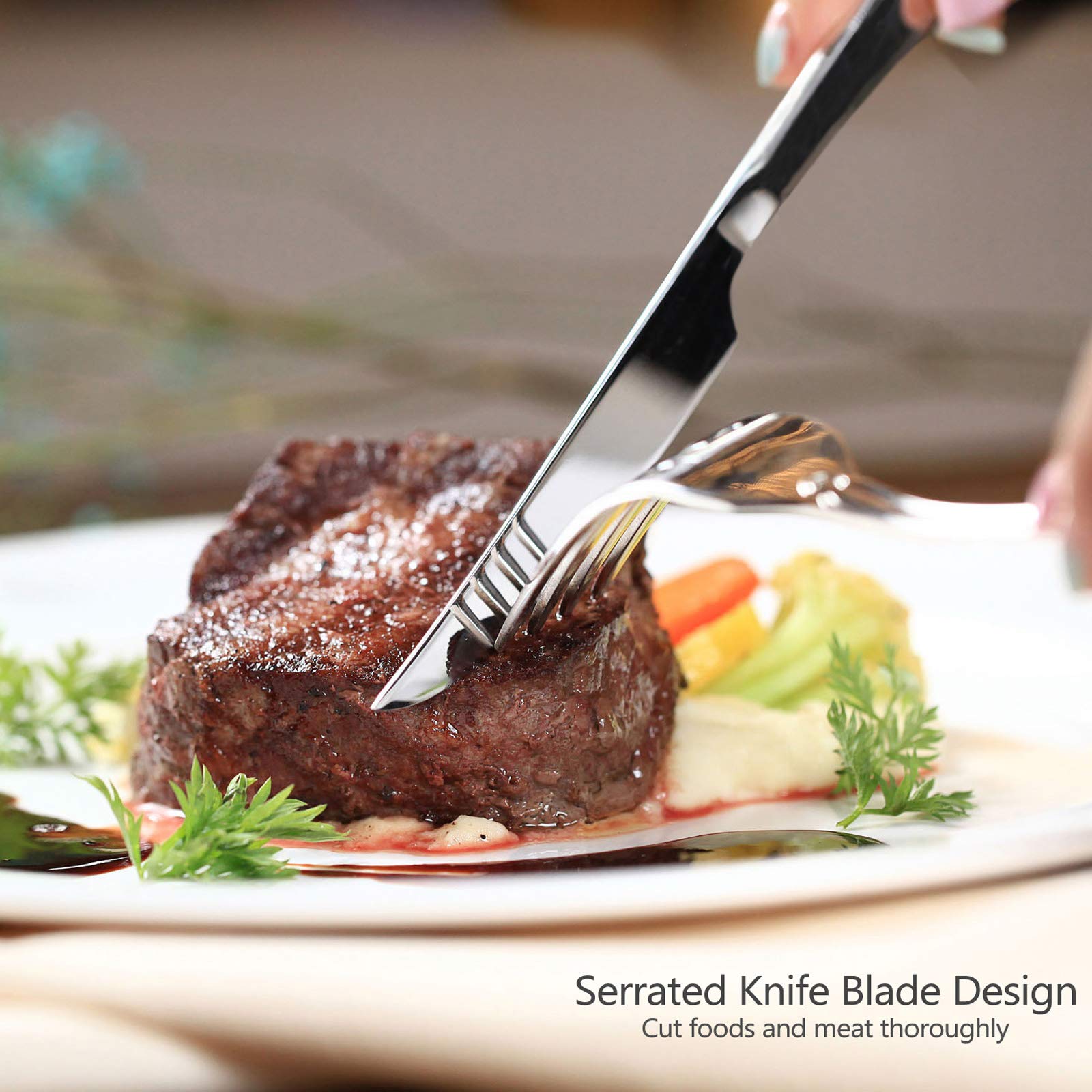 HaWare salad forks complement place settings with refined silhouette.